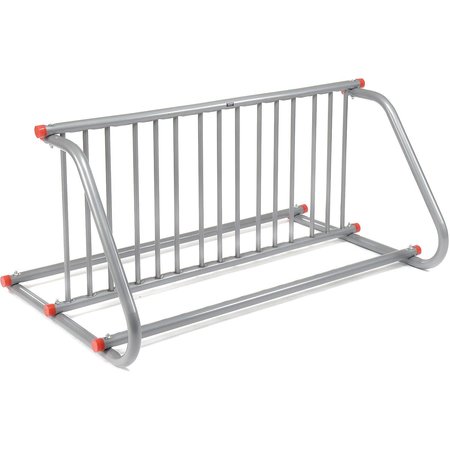 GLOBAL INDUSTRIAL 59-3/4L Grid Bike Rack, Double Sided, Powder Coated Steel, 10-Bike Capacity 652772